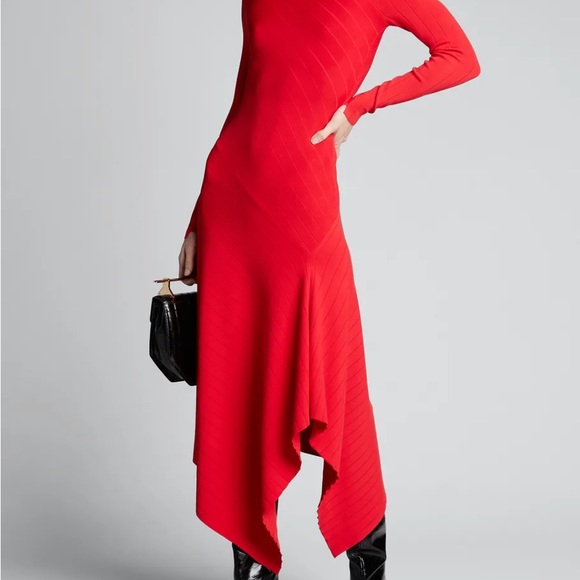 A.L.C Viviana Asymmetrical Long-Sleeve Dress - Picture 2 of 8